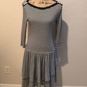 Lauren Ralph Lauren Striped Layered Dr…